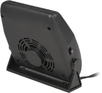 Автомобільний обігрівач салону від прикурювача Auto Heater HJ - 701 Fan 12 volt DC 150W, Тепловентилятор дуйка HJ701 для авто 150 Вт Чорний