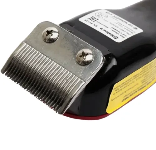Професійна дротова машинка для стрижки волосся GEMEI GM-1005 4 насадки 15W, Тример GM1005 з поворотним регулятором довжини зі знімними насадками