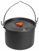 Туристичний кухонний набір посуду Camping cooking AL - 600 на 15 предметів чайник 3 каструлі сковорода і кухонне приладдя в чохлі для кемпінгу