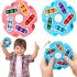 Детский развивающий спиннер Fidget Spinner Magic Cube Розовый, Голубой, вращающаяся волшебная игрушка головоломка для детей от 3 лет, антистресс