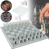 Подарочный игровой набор Пьяные шахматы Game Chess GB-086 настольная алко игра 25х25 см комплект шахмат рюмок и стеклянной доской для взрослых