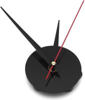 Настінні 3D годинник Diy Clock XZ123 Black Зроби сам від 60 до 90 см великі самоклеючі 3Д годинник об'ємні цифри на стіну для дому, офісу чорні