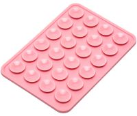 Тримач ліппер для телефона на присосках Sticker Side Silicone 8х5.5 см двосторонній силіконовий чохол, 24 присоски для смартфона Octobuddy