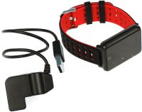 Розумні наручні смарт годинник Smart Bracelet F5 Black водонепроникний Bluetooth крокомір, фітнес трекер з бездротовою зарядкою IOS Android чорні