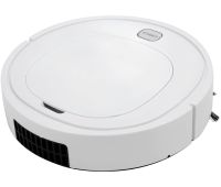 Автоматичний розумний робот пилосос Robot Vacuum Cleaner ES28 бездротовий безшумний робот-пилосос для сухого та вологого прибирання на акумуляторі White