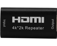Конвертер HDMI Repeater 4k повторювач, Підсилювач відеосигналу до 40 метрів, автономний Репітер ретранслятор HDMI-HDMI подовжувач для пристроїв