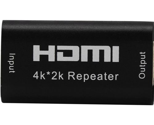 Конвертер HDMI Repeater 4k повторювач, Підсилювач відеосигналу до 40 метрів, автономний Репітер ретранслятор HDMI-HDMI подовжувач для пристроїв