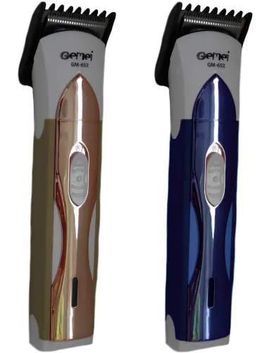 Аккумуляторная машинка для стрижки Gemei GM-652 3W беспроводной мужской триммер для окантовки бороды и усов