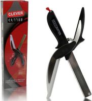 Умные ножницы для нарезки овощей Smart Clever Cutter JN-59 3 в 1 универсальный кухонный нож для быстрой шинковки, нож-ножницы и доска для резки