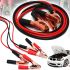 Пусковые провода зажигания Booster Cable 500AMP 3м автомобильные прикуриватели для запуска двигателя, стартовые клещи для аккумулятора авто в чехле