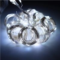 Внутренняя гирлянда Водопад Штора Белая 3x2 м Copper на медной проволоке 200 диодов 7907 светодиодная гирлянда Xmas 200 LED W-9 3мx2м