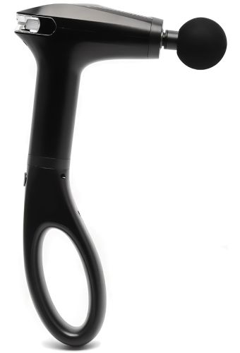 Ручной массажный пистолет Fascial Gun Pro HB-005 Black 4 насадки, беспроводной перкуссионный вибромассажер для всего тела на аккумуляторе Черный