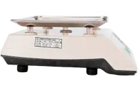 Торгові електронні ваги Domotec MS-228 до 50 кг 6V точність поділки 5гр, Настільні ваги Домотек для торгівлі від мережі від акумулятора