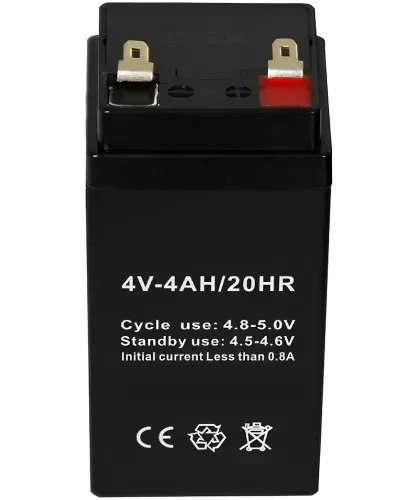 Аккумуляторная батарея Battery 4V 4.0Ah 20HR UKC 4A аккумулятор для игрушек, радиоприемников, кассовых аппаратов