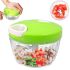 Ручной многофункциональный мини измельчитель Easy Spin Cutter New, Механический кухонный чоппер для измельчения продуктов, овощей, фруктов и чеснока