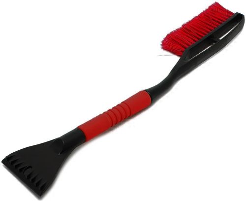 Щітка-скребок для чищення авто Snow Brush A031-001 2 в 1 телескопічна щітка для очищення автомобіля від снігу, криги зі скребком і ручкою 68-88 см