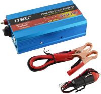 Преобразователь с чистой синусоидой UKC AC/DC 12v-220V 400W автомобильный инвертор напряжения тока 12В 220В 400 Вт аккумулятор от прикуривателя