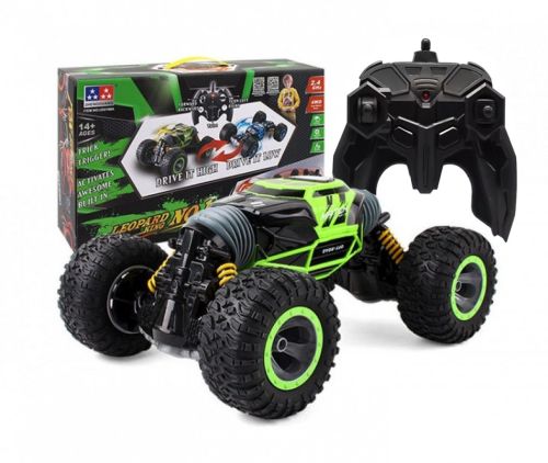Машинка перевертиш на радіокеруванні Hyper Leopard King UD2169A Green Машинка-перевертиш Леопард Зелена