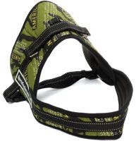 Нейлонова шлейка для собак Sports Dog Harness Set нагрудний регульований ремінь для тварин, повідець жилет з грудним обхватом для вигулу собак
