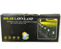 Уличный ландшафтный светильник Solar Lawn Lamp SB-1S на солнечной батарее 32 см, Садовый грунтовый фонарь F-7226-1 для подсветки дорожек и газонов