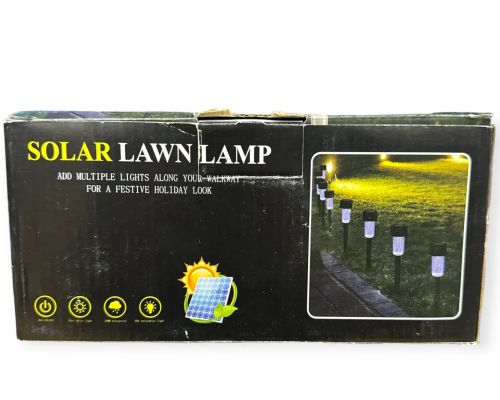 Уличный ландшафтный светильник Solar Lawn Lamp SB-1S на солнечной батарее 32 см, Садовый грунтовый фонарь F-7226-1 для подсветки дорожек и газонов