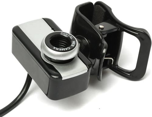 Проводная веб камера с микрофоном Digital HD Camera RD517 640х480 универсальная внешняя USB веб-камера на прищепке для ПК компьютера и ноутбука Черная