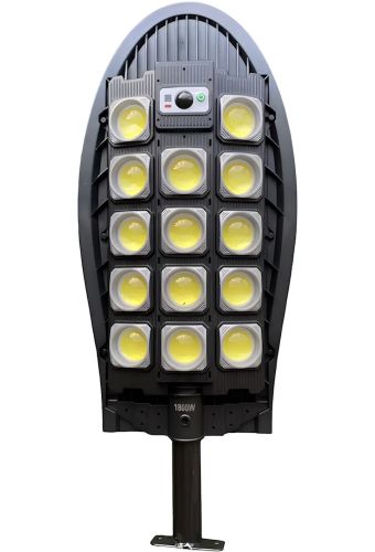 Вуличний ліхтар на сонячній батареї Solar Street Lamp W7102B-5 акумуляторний світлодіодний LED світильник з пультом і датчиком руху на стовп