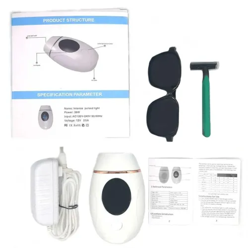 Електричний лазерний епілятор Medset TO11 IPL Depilator Laser Hair Removal для видалення волосся, Фотоепілятор 990000 спалахів