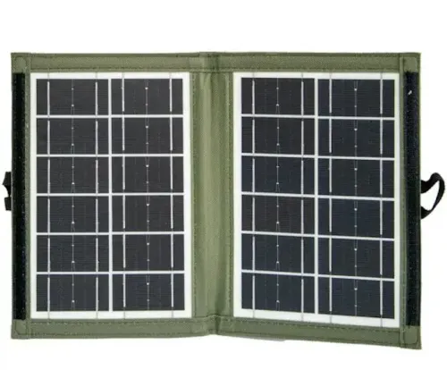 Складна сонячна панель батарея Solar Panel CCLamp CL-670 7W з USB виходом для зарядки телефону, Портативна зарядна станція трансформер від сонця