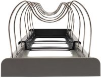 Розширюваний тримач для зберігання кришок Dish Rack кухонний висувний органайзер для посуду, розсувна сушарка підставка для каструль на кухню