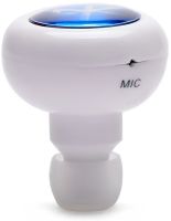 Беспроводной стерео наушник AirBeats Bluetooth mini 4.0 White вакуумная гарнитура с встроенным микрофоном и шумоподавлением для IOS и Android Белый