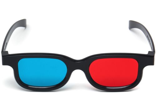 Універсальні 3D окуляри віртуальної реальності Digital Glasses анагліфні стерео окуляри в пластиковій оправі для 3д зображень, фільмів і відео