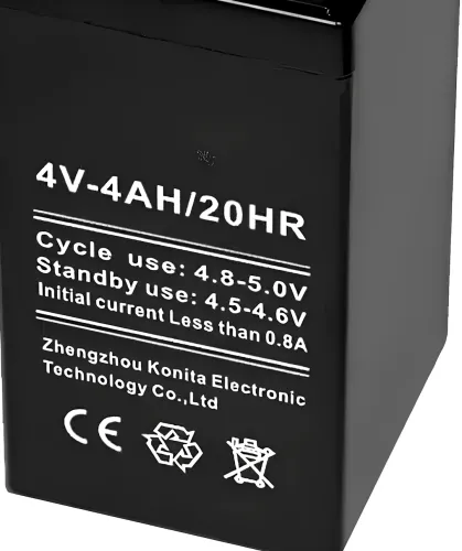 Аккумуляторная батарея Battery 4V 4.0Ah 20HR UKC 4A аккумулятор для игрушек, радиоприемников, кассовых аппаратов