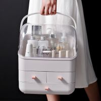 Органайзер для зберігання косметики Cosmetic Storage Box 3 LD - 304 настільна косметична поличка з висувними ящиками і ручкою для прикрас LD288