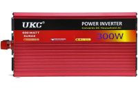 Автомобільний інвертор напруги UKC SSK-300 12V - 220V 300W з функцією плавного пуску, авто перетворювач напруги струму 12В 220В 300Вт UN-3051