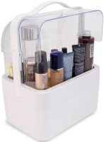 Органайзер для зберігання косметики Cosmetic Storage Box 3 LD - 304 настільна косметична поличка з висувними ящиками і ручкою для прикрас LD288