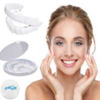 Знімні вініри на верхні і нижні щелепи SnapOn Smile Veneers LY-11 для зубів, вініри Снеп він Смайл 2 щелепи з кейсом, накладні зуби верх, вниз