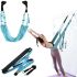 Подвесной гамак для йоги и фитнеса Air Yoga rope Синий, Резинки для аэройоги, пилатеса и тренировки мышц с креплением в дверной проём