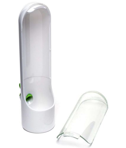 Контейнер органайзер для зберігання зелені Herb Saver HZ-11 25 см кухонна ємність для трав з підставкою резервуаром для води в холодильник 110 мл