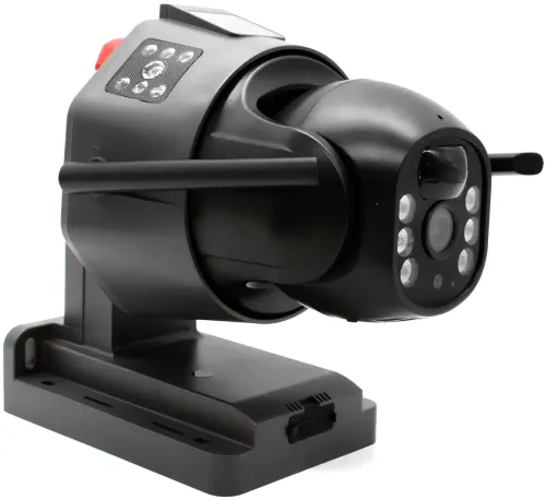 Уличная IP камера видеонаблюдения Solar Camera TD35 4G Wifi поворотная видеокамера с тремя линзами и удаленным доступом от солнечной панели TD35-4G
