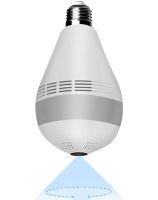 Бездротова панорамна IP Wi-Fi камера відеоспостереження лампочка в патрон E27 CAMERA SMART CAD-B13 H302 2MP стельова з віддаленим доступом 1080P