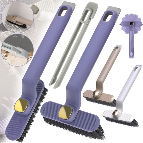 Універсальна щітка для чищення щілин Gap brush AND 703 3 в 1 скребок, що обертається на 360 градусів, з ручкою для прибирання швів, щілин і важкодоступних місць FM227