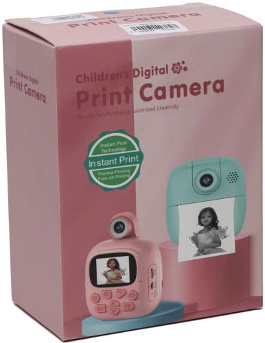 Дитяча камера миттєвого друку Digital Print Camera A19 Bluetooth термопринтер для фото, фотоапарат Полароїд на акумуляторі від 3-х років USB M4