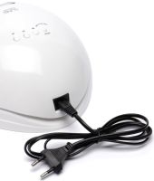 Професійна УФ лампа SUN5 для манікюру і педикюру 48W UV LED з екраном і таймером, апарат для сушіння гель лаку і гелю для нігтів Сан 5 White