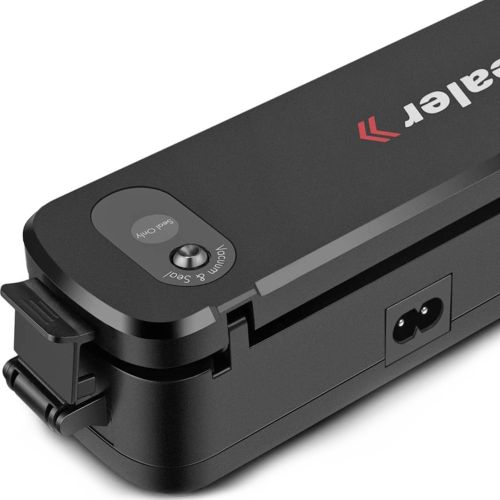 Вакуумний пакувальник пакетів New vacuum Sealer LP-11 Автоматичний вакууматор, апарат вакуумайзер для упаковки і зберігання їжі, продуктів Чорний