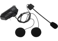 Бездротова гарнітура на шолом Helmet Wireless Earphone Y10 з м'яким мікрофоном і шумозаглушенням, мотогарнітура з сенсорним управлінням і Bluetooth
