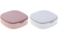 Органайзер для біжутерії з дзеркалом Jewerly Storage Box LD-988 Дорожня міні шкатулка на 7 відділень для прикрас і ювелірних виробів 10х10 см
