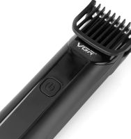 Мужская машинка для стрижки волос и бороды VGR V-928 беспроводной аккумуляторный триммер, электробритва с телескопической насадкой под ноль USB V928
