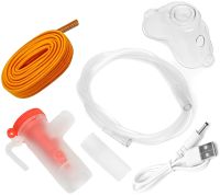 Компресійний небулайзер із маскою Compressed Atomizer JSL-W310 10 мл портативний ручний інгалятор із насадками 5 кПа розпилювач для інгаляцій від USB
