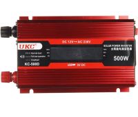 Автомобильный инвертор UKC AC/DC 12V-220V 500W KC-500D авто преобразователь напряжения тока с LCD дисплеем от прикуривателя, аккумулятора с экраном